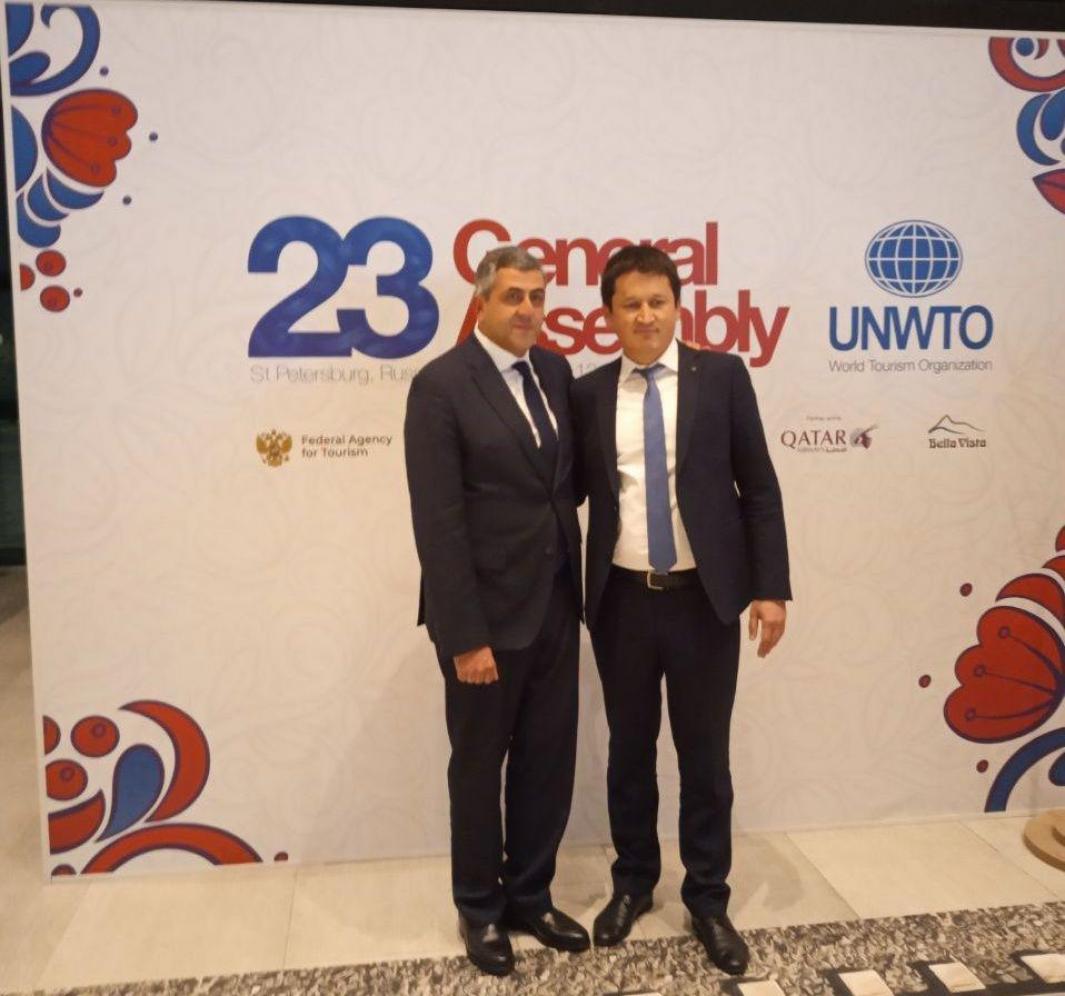 Председатель Госкомтуризма встретился с Генеральным секретарем UNWTO