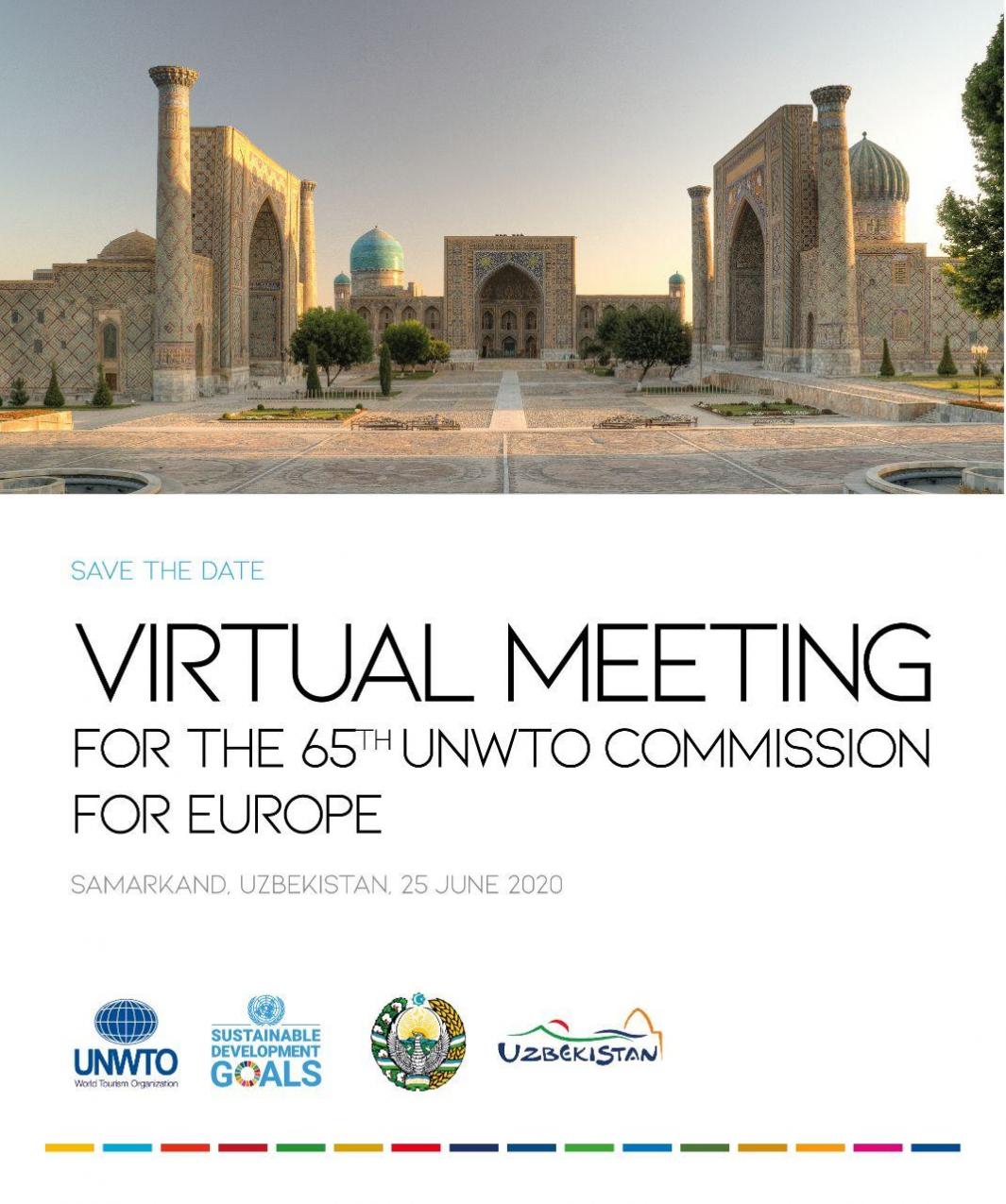 Uzbekistan will host the 65th session of the UNWTO European Regional Commission