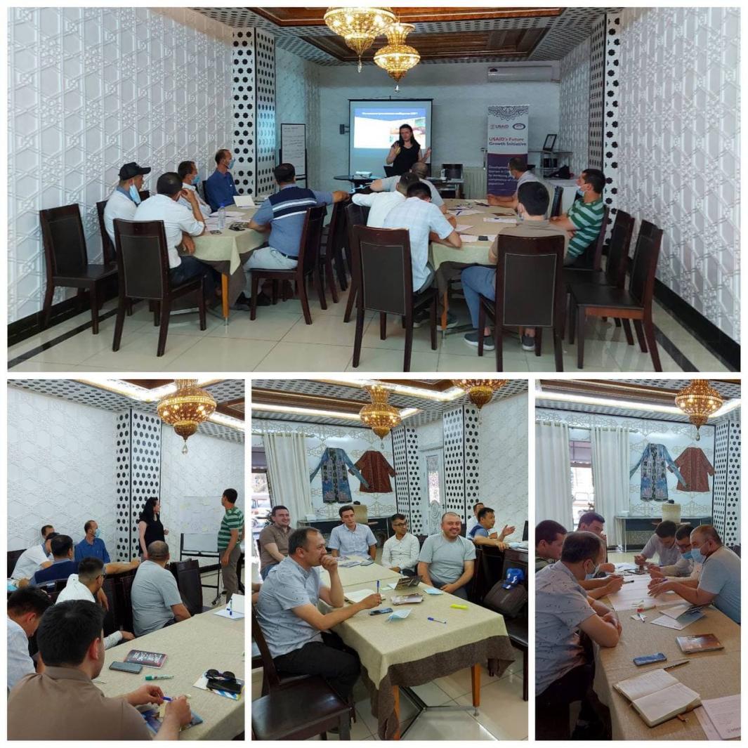 In Samarkand, training seminars